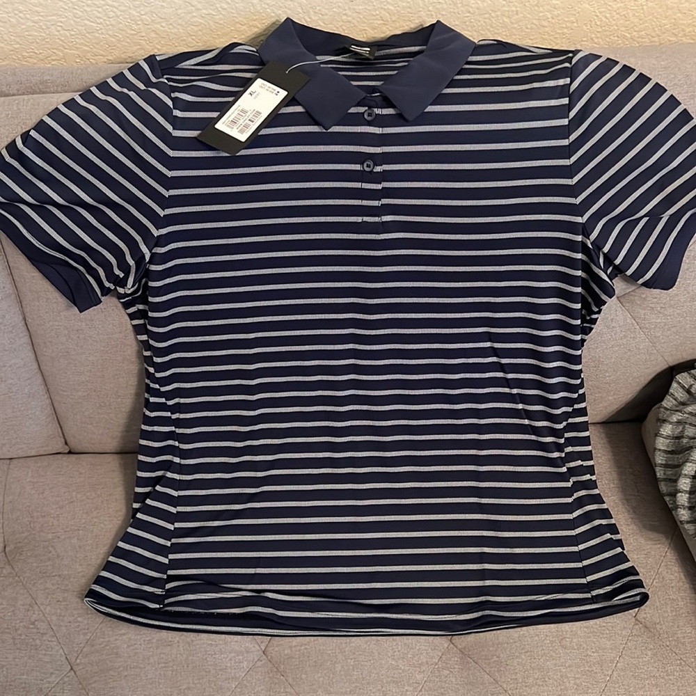 Oakley Womens Golf Polo, Size XL, Navy Blue